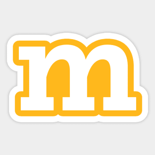 M & M Sticker